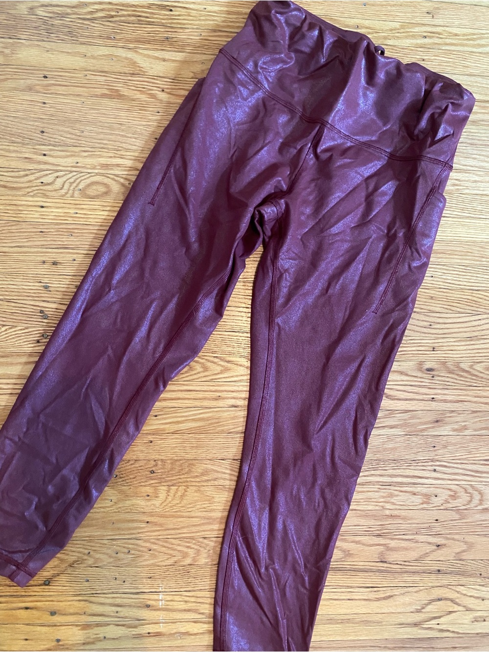 lululemon athletica Burgundy Leggings